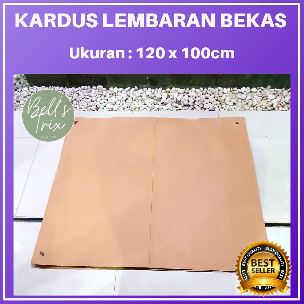 Jual Karton Kardus Polos Lembaran Bekas Ukuran 120X100 Single Wall ...