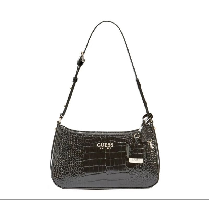 GUESS GEORGINA SHOULDER BAG CROCO