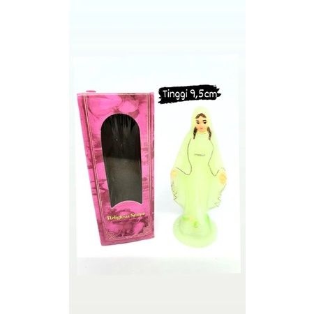 Patung Bunda Maria fosfor kecil 10cm