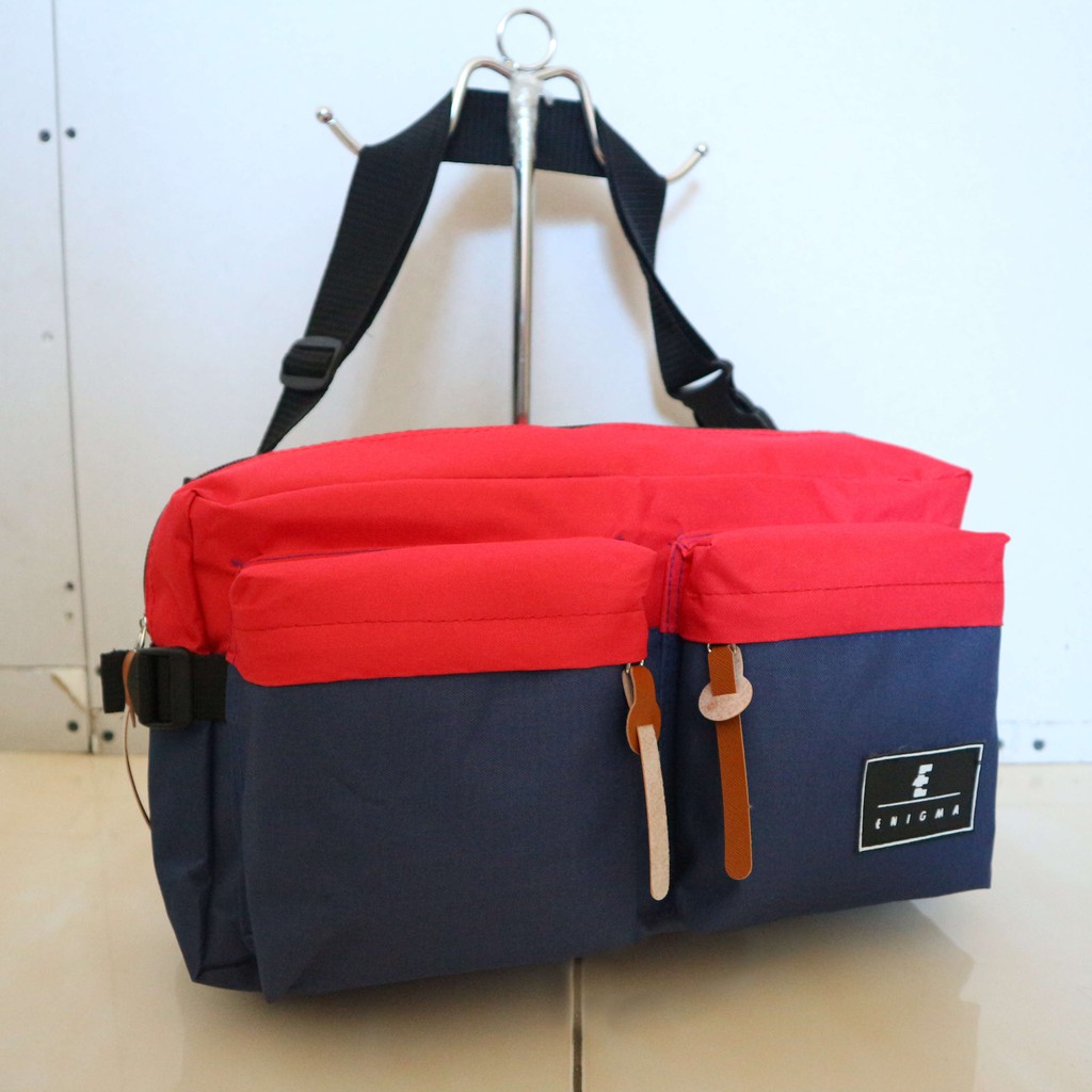 Slingbag Enigma Biru Bagus Keren Tas Selempang Unisex Multifungsi Tas Travelling Hiking