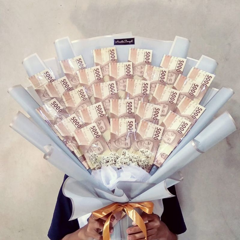 

money bouquet | buket uang pecahan 5.000