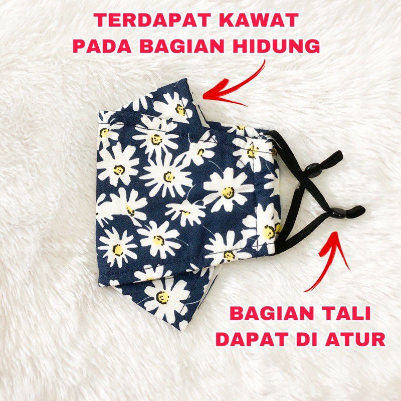 Masker Kain Premium 3D 3PLY KF94