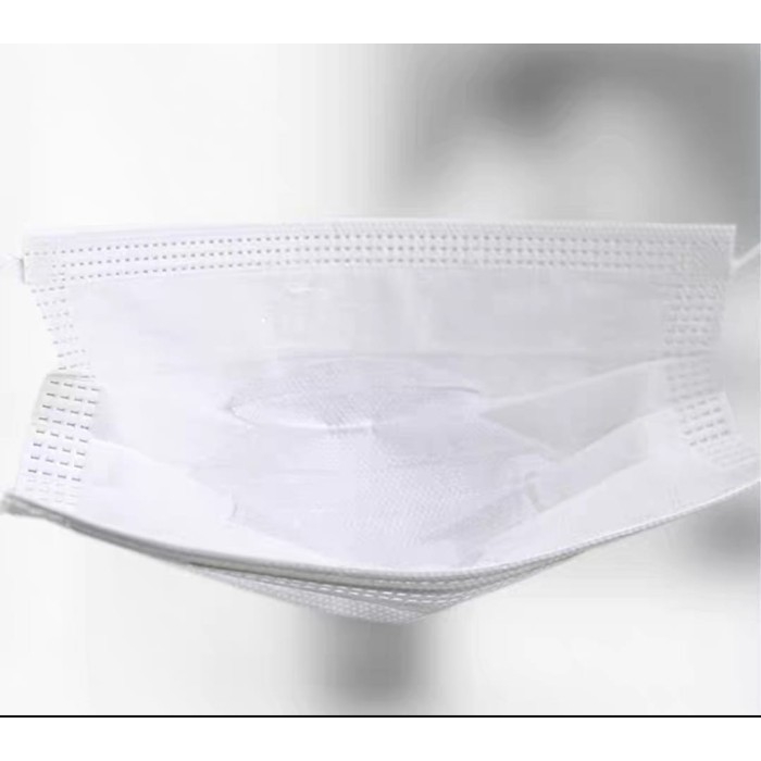 Masker 3 ply putih White Orlee Medis 3ply Earloop Kemenkes 3ply 1box isi 50 pcs Original embos-4