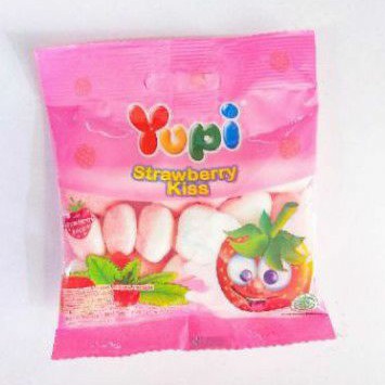 

Yupi candy STRAWBERRY KISS permen gula LOVE 45gr.