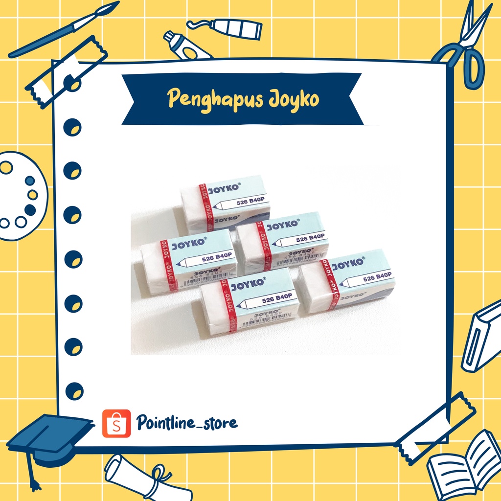 

Penghapus Eraser Joyko 526 B40P Putih
