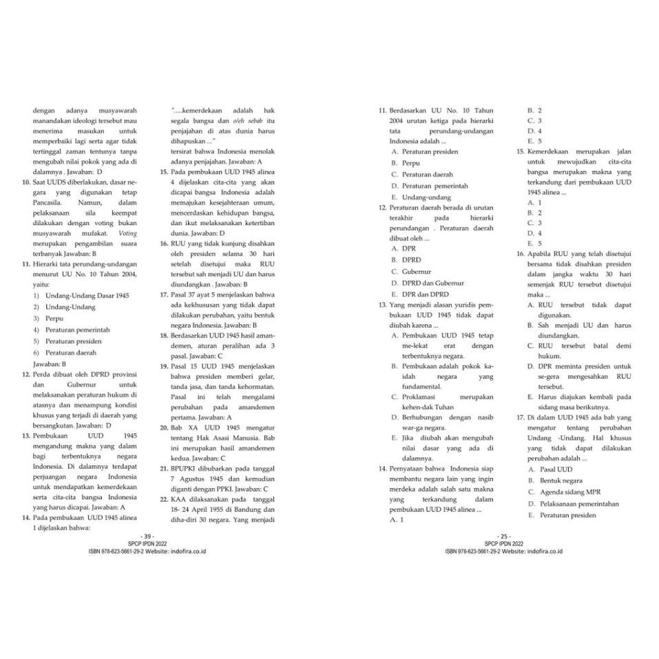 Buku IPDN 2022 Latihan Soal IPDN dan Bekal Tes Masuk IPDN 2022 (RSU.01Jl22g)