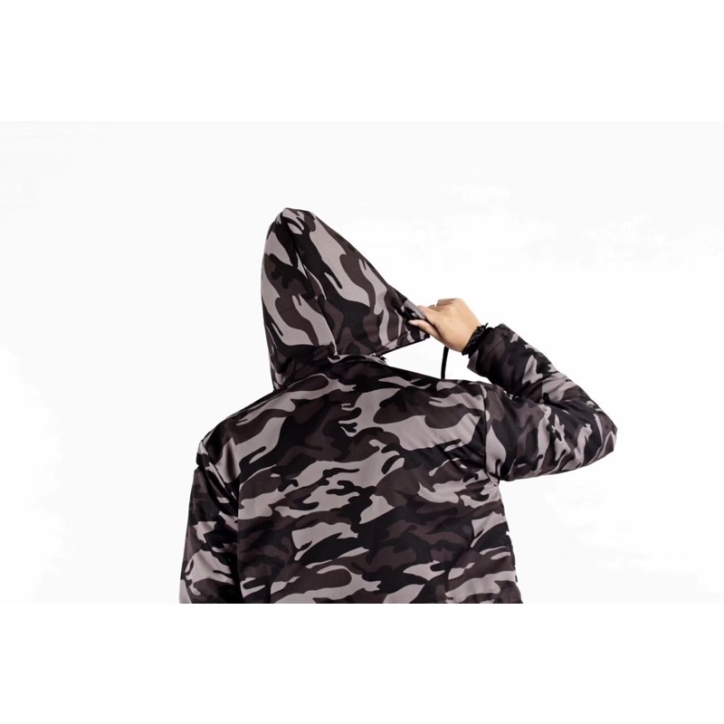 JAKET PARKA LORENG ARMY