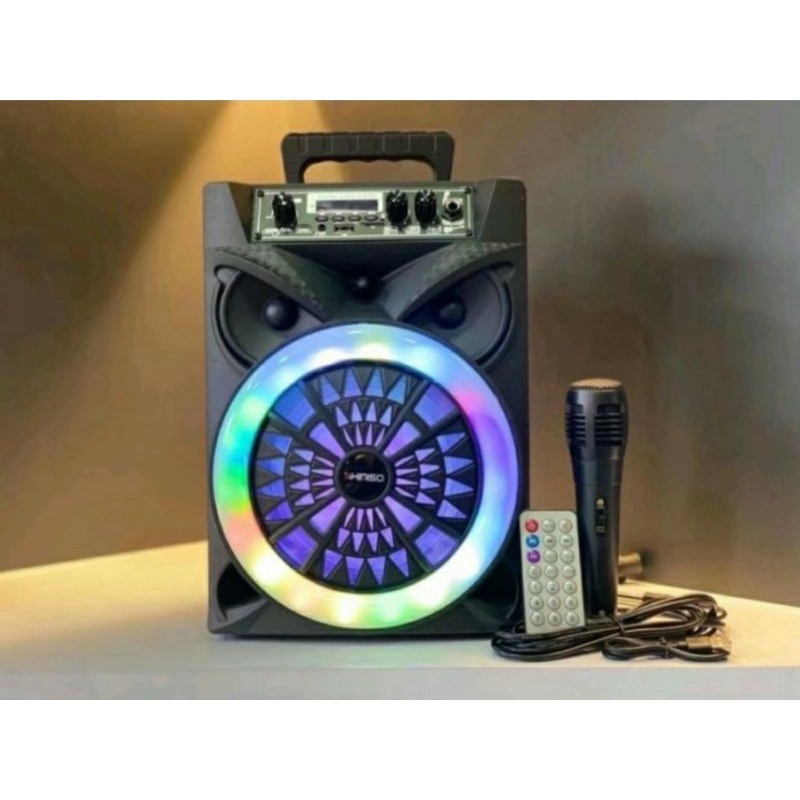 Speaker Kimiso QS-834 Free Microphone + Remote Control