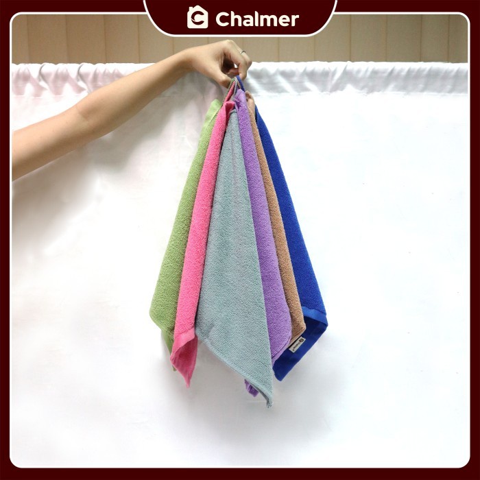 Lap Tangan Microfiber Serbet Handuk Lap Gantung Chalmer 35 x 35 cm