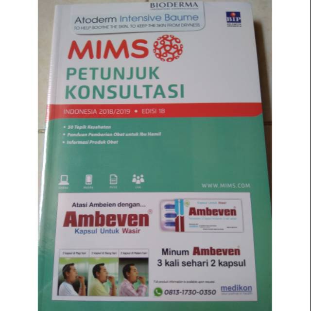 MIMS Petunjuk Konsultasi indonesia 2018/2019 edisi 18
