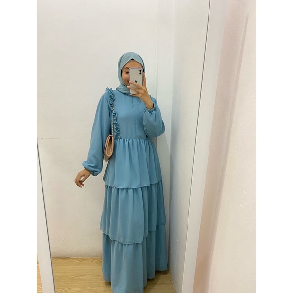 GAMIS COUPLE IBU DAN ANAK (ceruty tingkat)