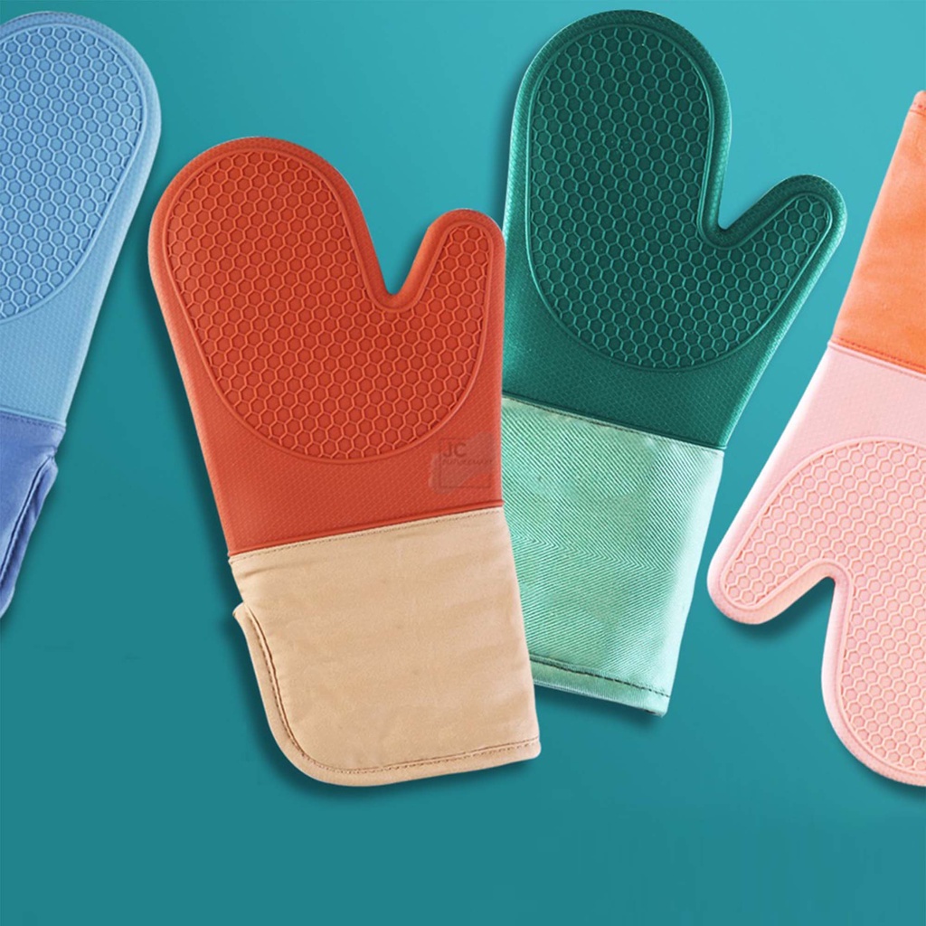 SARUNG TANGAN OVEN ANTI PANAS DAPUR SILICONE BAKING GLOVES ZY-440