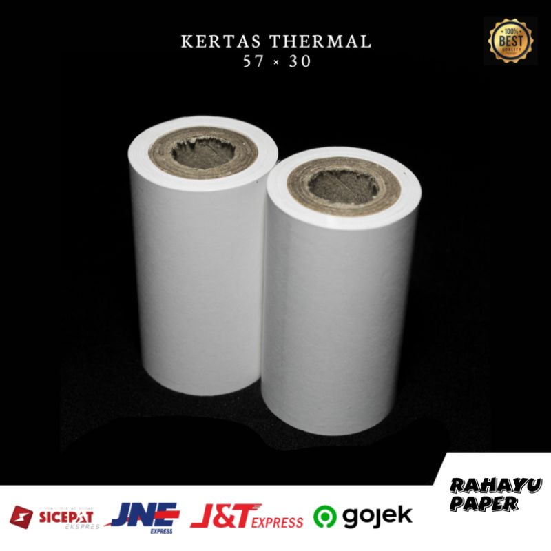 

Kertas Thermal Edc Bluetooth 57×30/58×30 Cocok Untuk Semua Mesin Printer Mini Edc Bluetooth | Kertas Thermal
