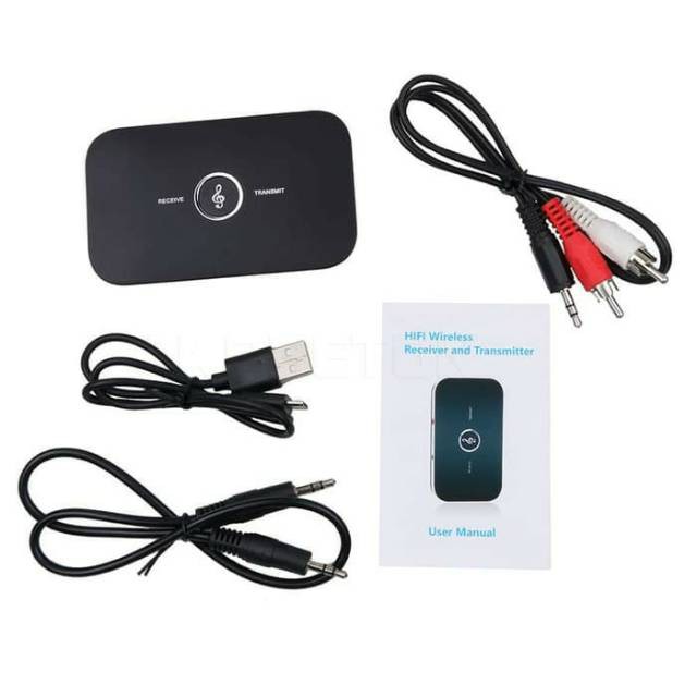 VIKEFON Wireless 2 in 1 HiFi Audio Bluetooth Transmitter &amp; Receiver 3.5mm B6 Grab Medan