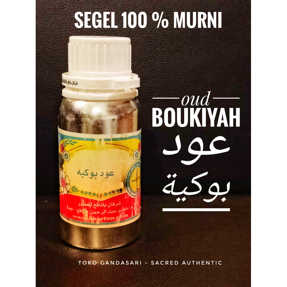 Shurfan Banafa Oud Bokiyah SEGEL 100 ml Surfan Bouqiyah Bukiyah bokiya