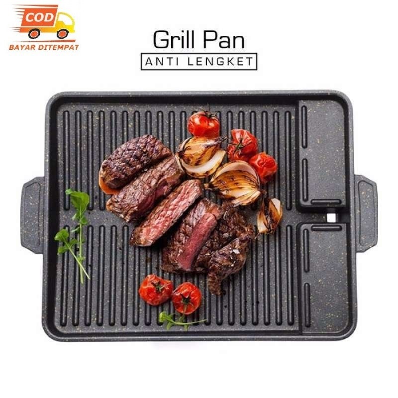 Square Grill Pan GSF G-4517 Anti Lengket Model kotak