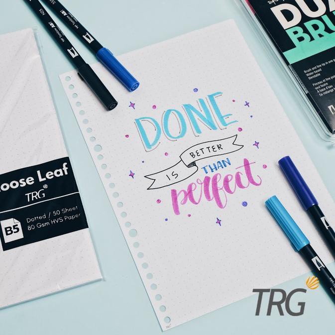 

4.4 TRG - Isi Loose Leaf Hvs Paper B5 TRG - Refill Binder Hvs Paper Dotted Grid Plain B5 TRG