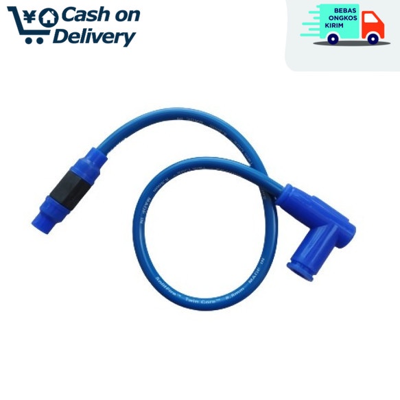 COD BIRU cangklong busi+kabel busi racing splitfire