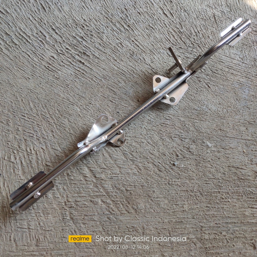 BARSTEP SUPRA X LAMA SUPRA FIT CROME HITAM