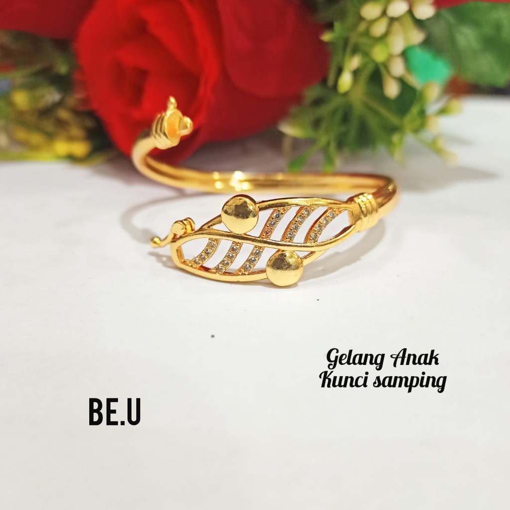 Gelang Bangkok Anak Permata Zircon Gold Perhiasan Anak limited edition