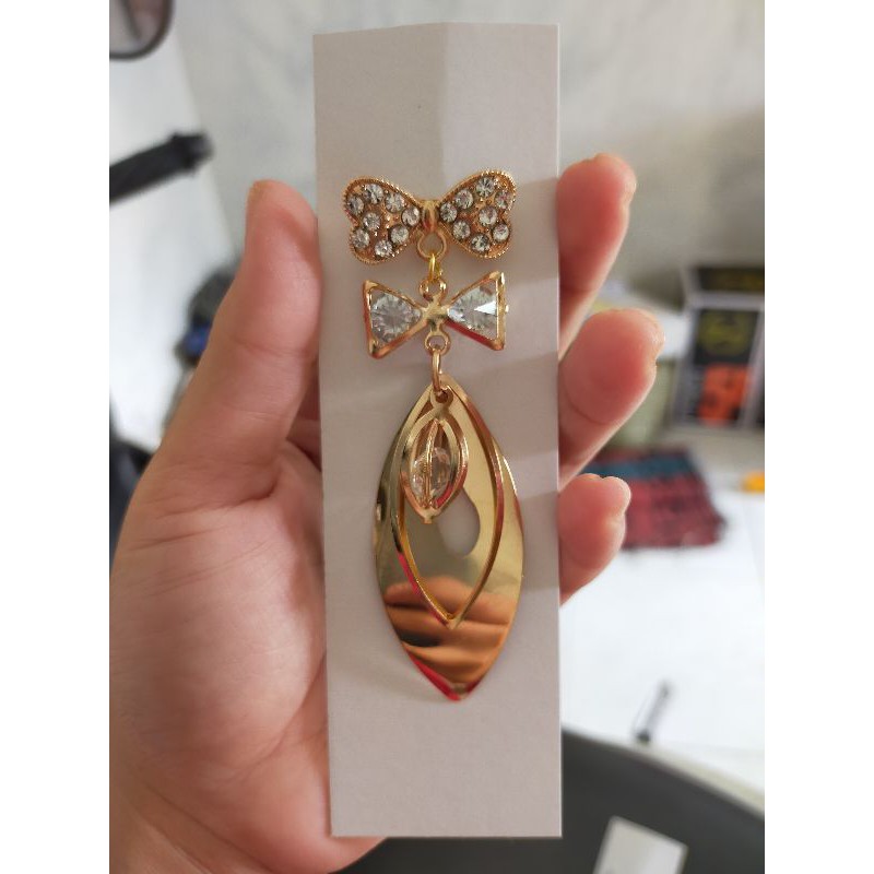 Bros dagu juntai cantik /brooch/ Bros hijab/aksesoris hijab-1