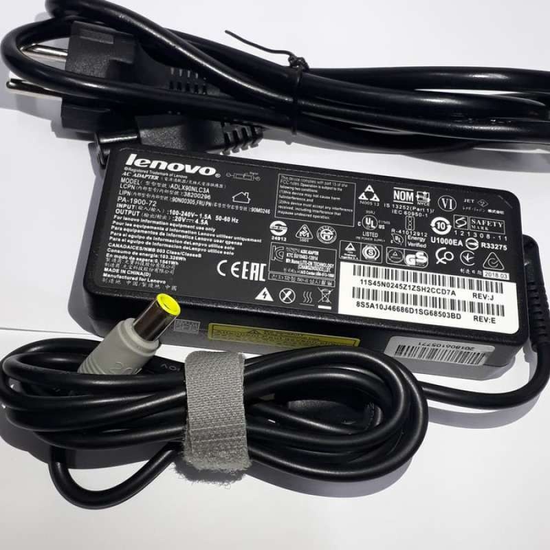 Adaptor Charger Laptop Lenovo ThinkPad X100E X201 X201t X201i X220 X300 X301 20V 4.5A 90W