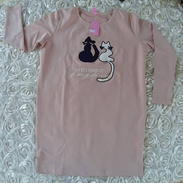 Baju kaos tunik import