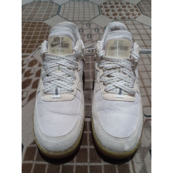 Sepatu Sneakers Nike Air Force 1 Low Dimsix React Second Sz 41