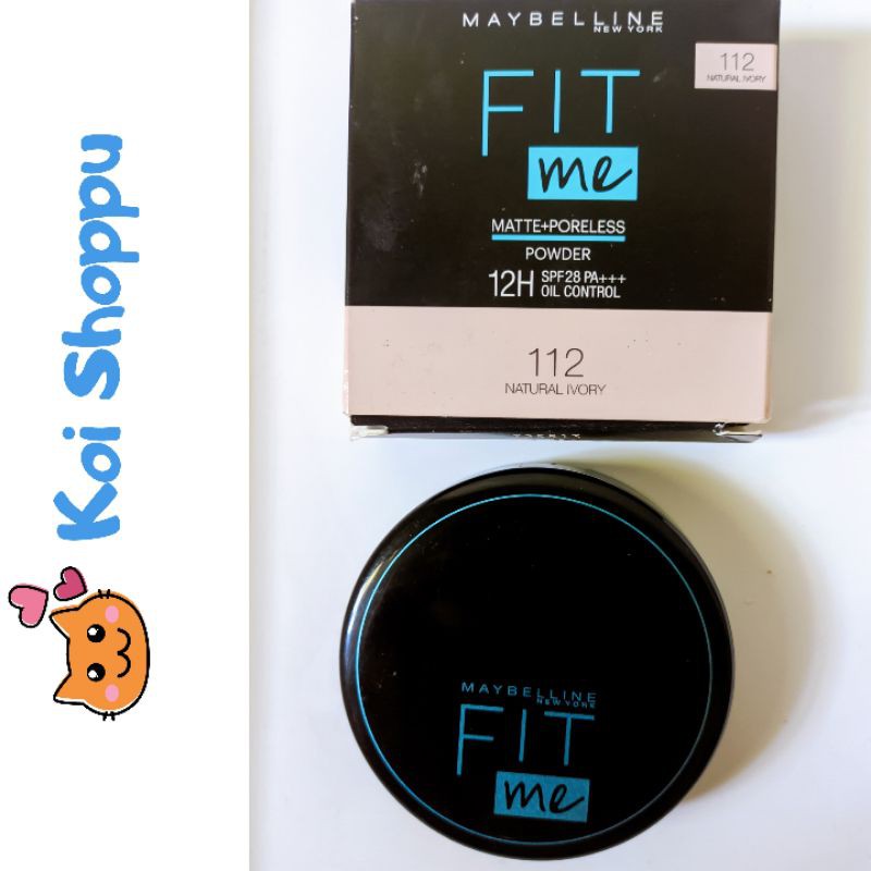 PRELOVED ORI Maybelline Fit Me 12-Hour Oil Control Powder Make Up Matte (Bedak Padat bebas minyak)
