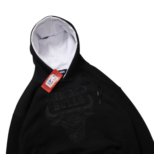 (COD) HOODIE JAKET PRIA BULLS NBA BLACK FULL BORDIR ORIGINAL HIGH QUALITY COTTON