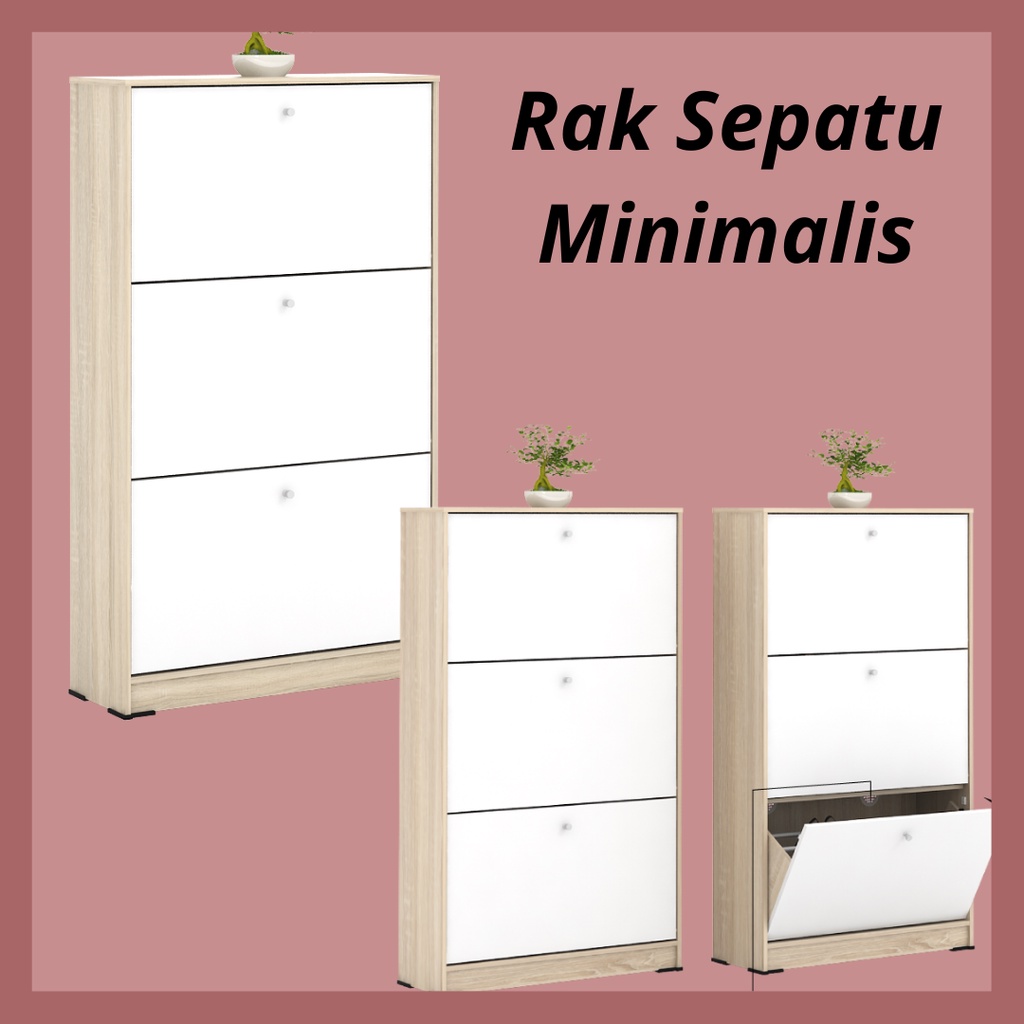 Rak Sepatu Ukuran.70 cm x 23,8 cm x 119,8 cm