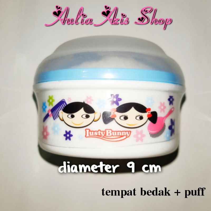 LUSTY BUNNY powder case plus puff