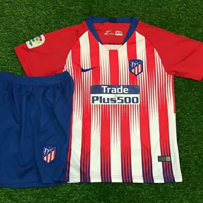JERSEY BOLA ATLETICO MADRID HOME KIDS 2018/2019 GRADE ORI