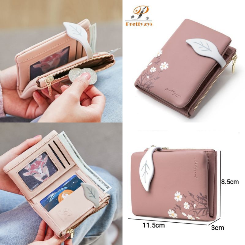 Prettyzys - ORI - DAISY SMALL WALLET - Dompet wanita - Dompet kartu - Dompet import