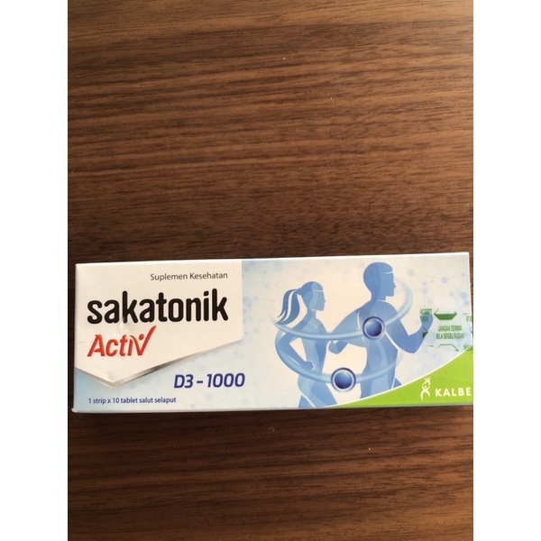 Sakatonik vit D3 1000 iu/Biocalci 72 vitamin C dan D3 plus kalsium