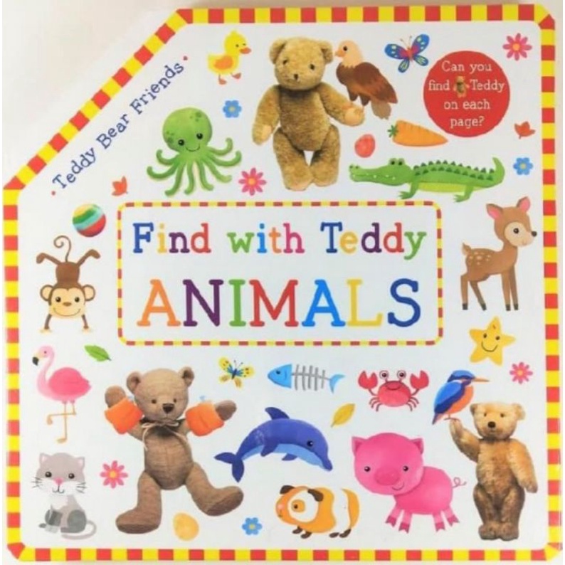 Fun With Teddy Animals / Farm Boardbook Anak Buku Aktifitas I Spy Look And  Find Board Book Animals Binatang Mainan Edukasi Anak 2 Tahun Balita Batita  Paud Tk | Shopee Indonesia