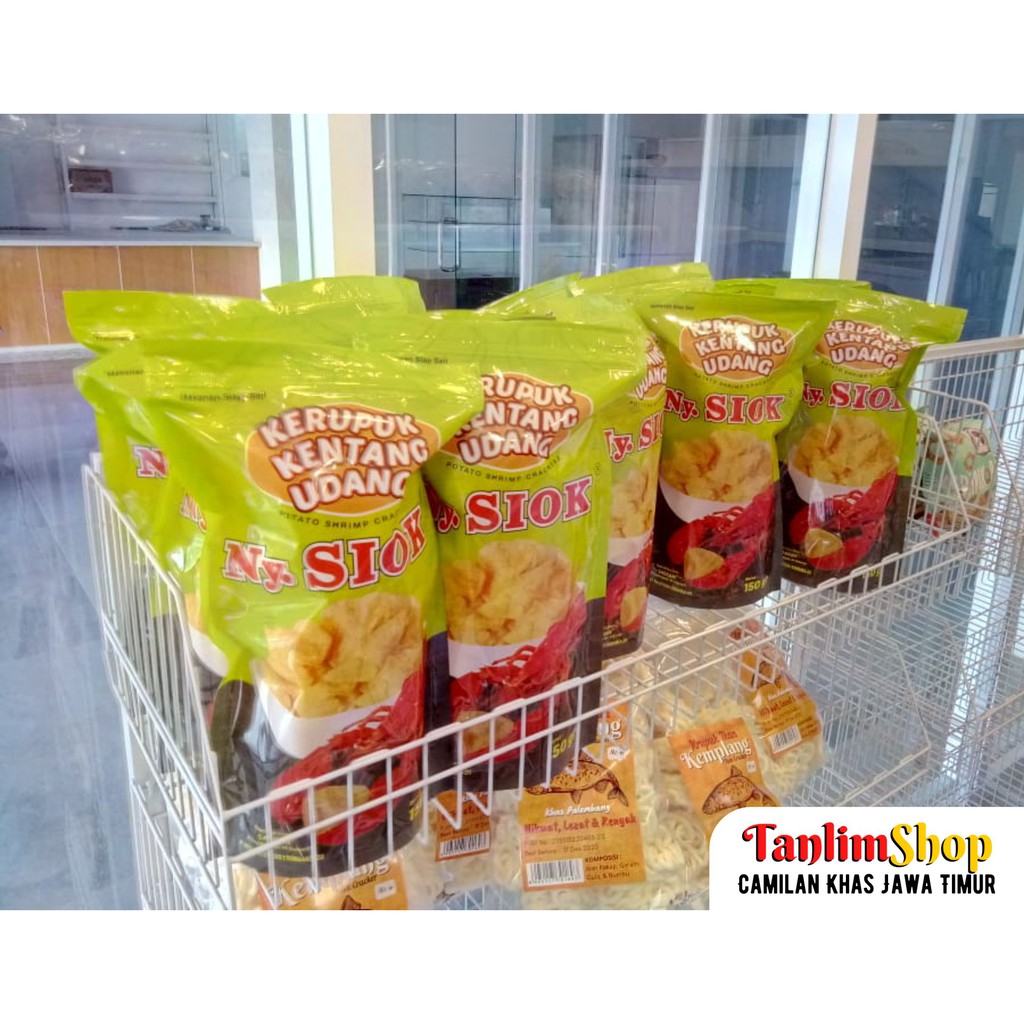 Krupuk / Kerupuk Kentang Udang Matang Ny. Siok 150gr - TanlimShop