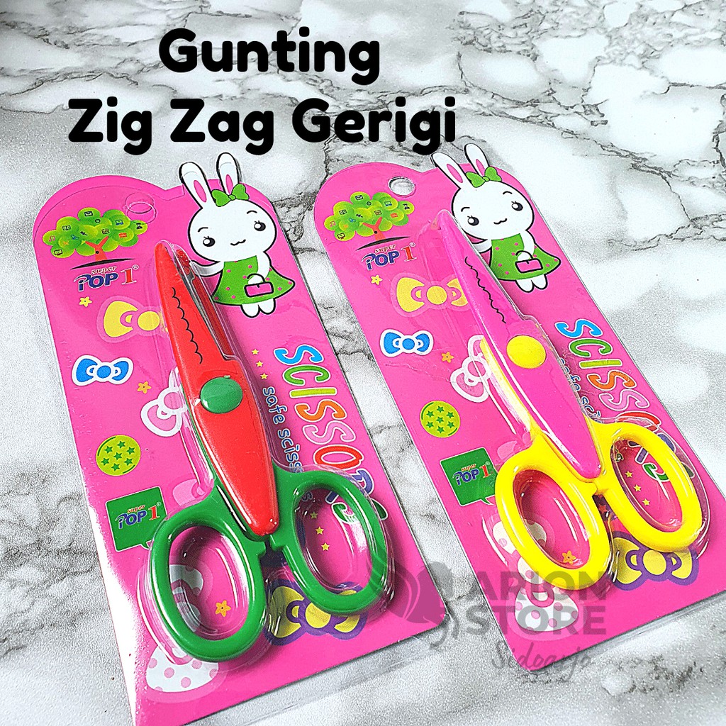 

[ARION STORE] Gunting Anak Zig-Zag Gerigi (1606/567A-POP1) [PCS]