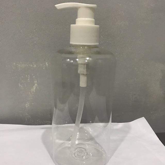 Botol pump bening 500ml