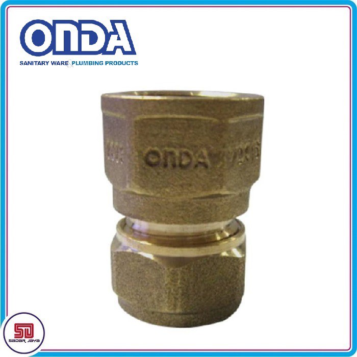 ONDA Female Union 6063 Female Straight Socket Drat Dalam Pipa Air Panas 1/2&quot;