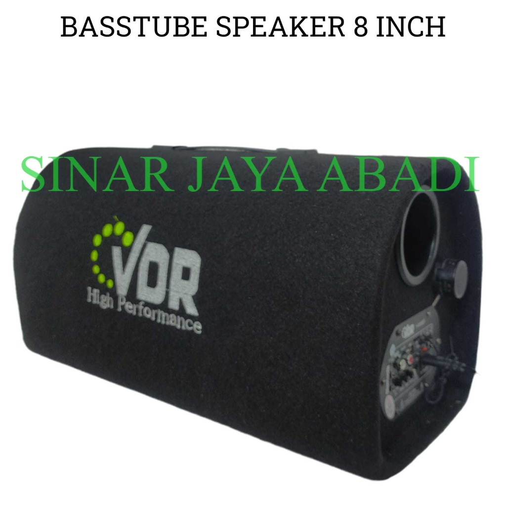 SPEAKER BLUETOOTH BASSTUBE PORTABLE SPEAKER VDR V 4400 BT 8 INCH