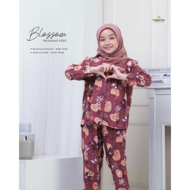 Setelan Baju Tidur Pajamas Blossom Kids ( Anak )