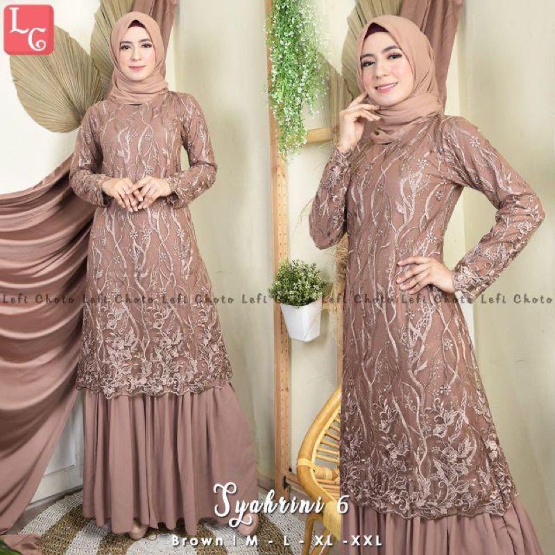 GAMIS MODERN SYARINI / KEBAYA MODERN / GAMIS PESTA / DRESS TUTU / GAMIS MODERN 2021