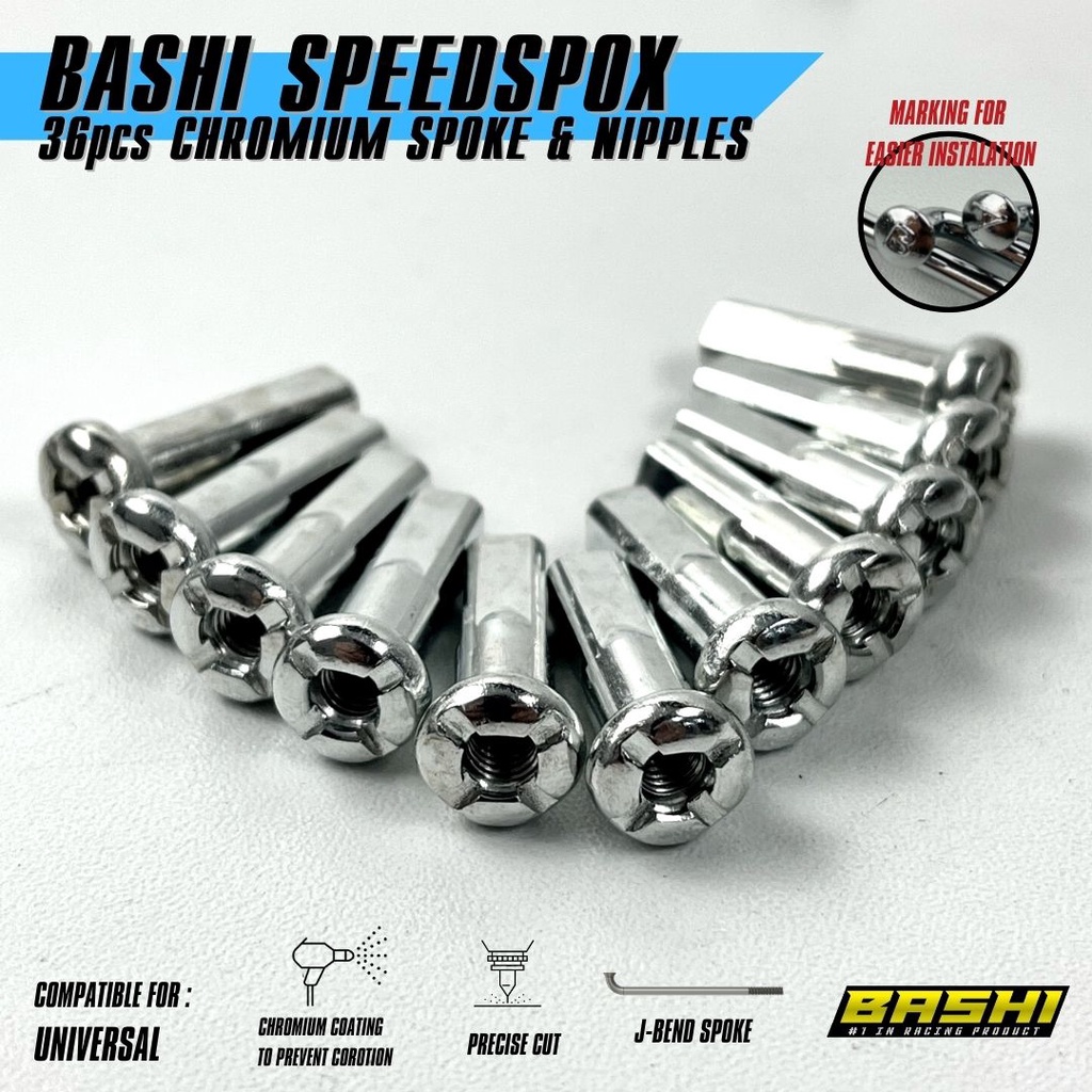 JARI JARI VELG BASHI SPEEDSPOXS CHROME DIAMETER 9 X VARIASI