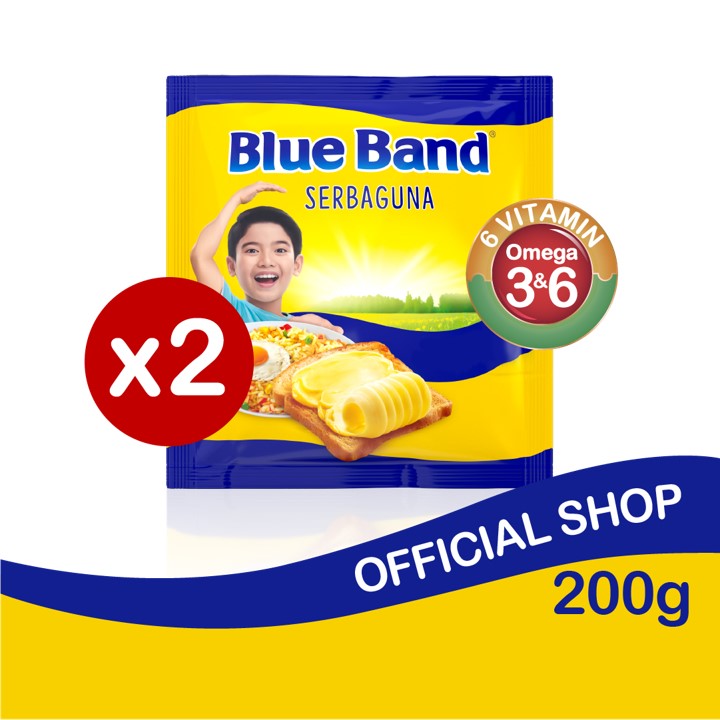 

Blue Band Margarin Serbaguna 200 gr - 2 Pcs