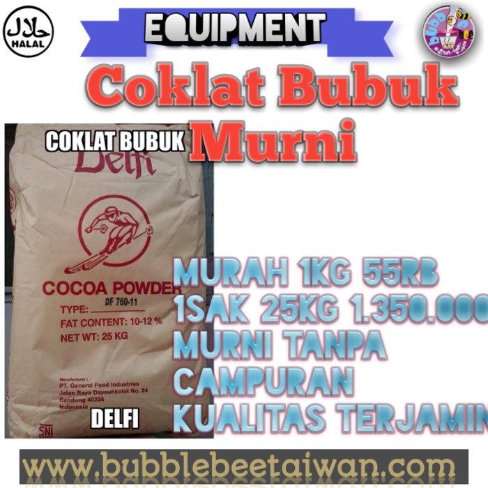 

Coklat bubuk delfi murni original promo