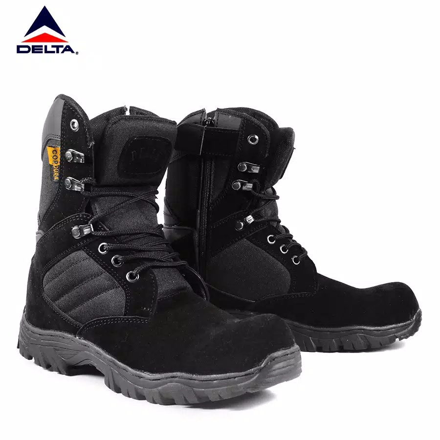 SEPATU BOOT UJUNG BESI PRIA DLTA CORDURA GURUN USA BOOTS SEFTY