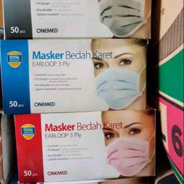 Masker cantol onemed | masker earloop onemed