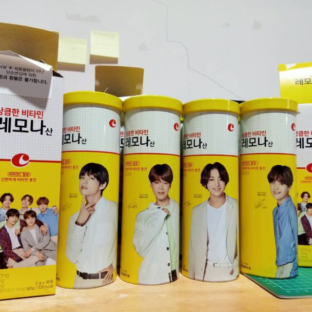 (READY!) LEMONA BTS KALENG PANJANG LONG CAN STICK VITAMIN