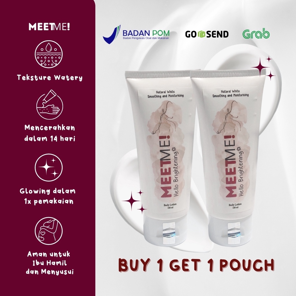 BODY LOTION HELLO BRIGHTENING MEETME BPOM APPROVED